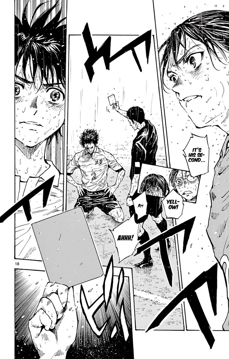BE BLUES ~Ao ni nare~ Chapter 246 page 18 - Chapter 246: Attack and Defense Near the Goal