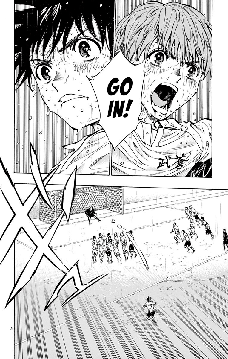 BE BLUES ~Ao ni nare~ Chapter 246 page 2 - Chapter 246: Attack and Defense Near the Goal
