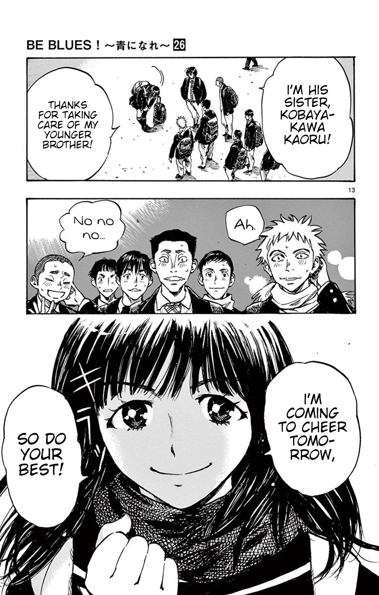 BE BLUES ~Ao ni nare~ Chapter 257 page 13 - Chapter 257: Night Before the Finals