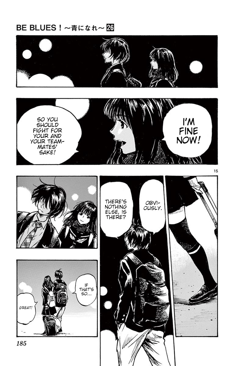 BE BLUES ~Ao ni nare~ Chapter 257 page 15 - Chapter 257: Night Before the Finals