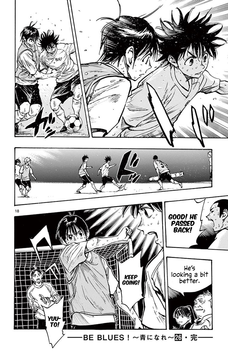 BE BLUES ~Ao ni nare~ Chapter 257 page 18 - Chapter 257: Night Before the Finals