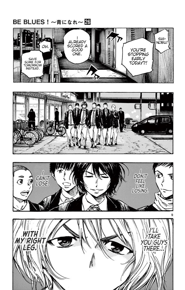 BE BLUES ~Ao ni nare~ Chapter 257 page 9 - Chapter 257: Night Before the Finals