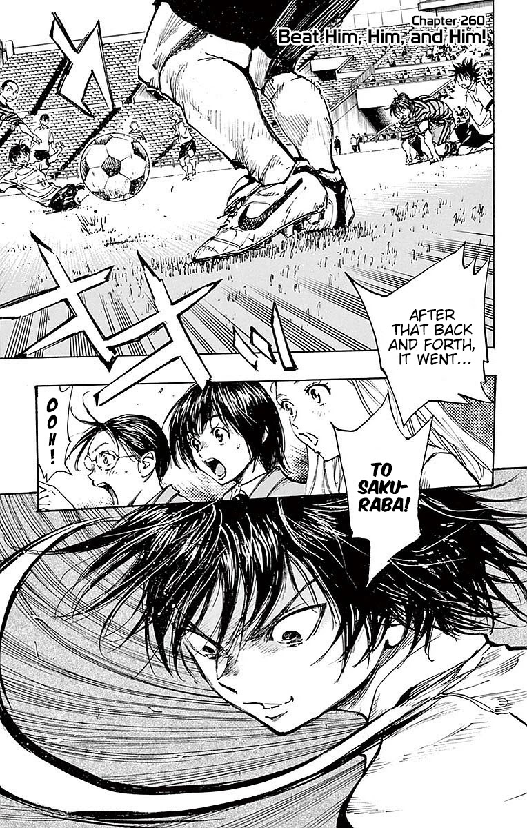 BE BLUES ~Ao ni nare~ Chapter 260 page 1 - Chapter 260: Beat him, him and him!