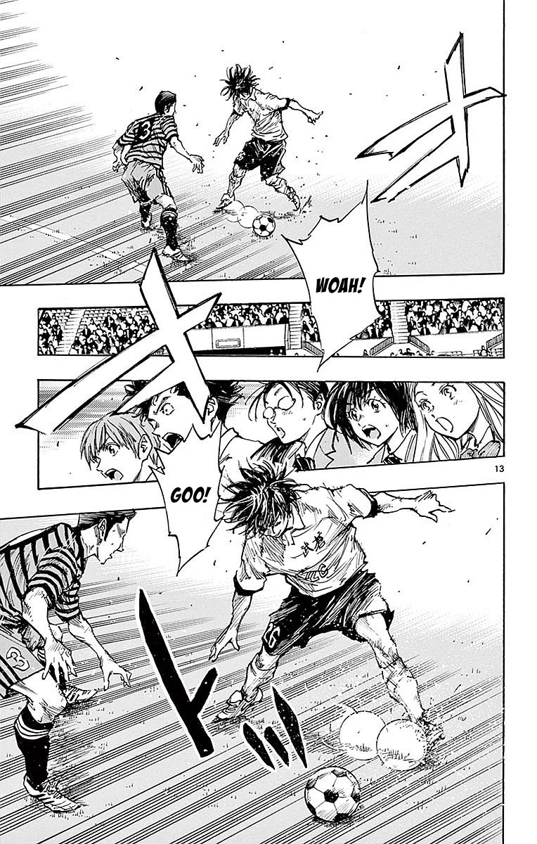 BE BLUES ~Ao ni nare~ Chapter 260 page 12 - Chapter 260: Beat him, him and him!
