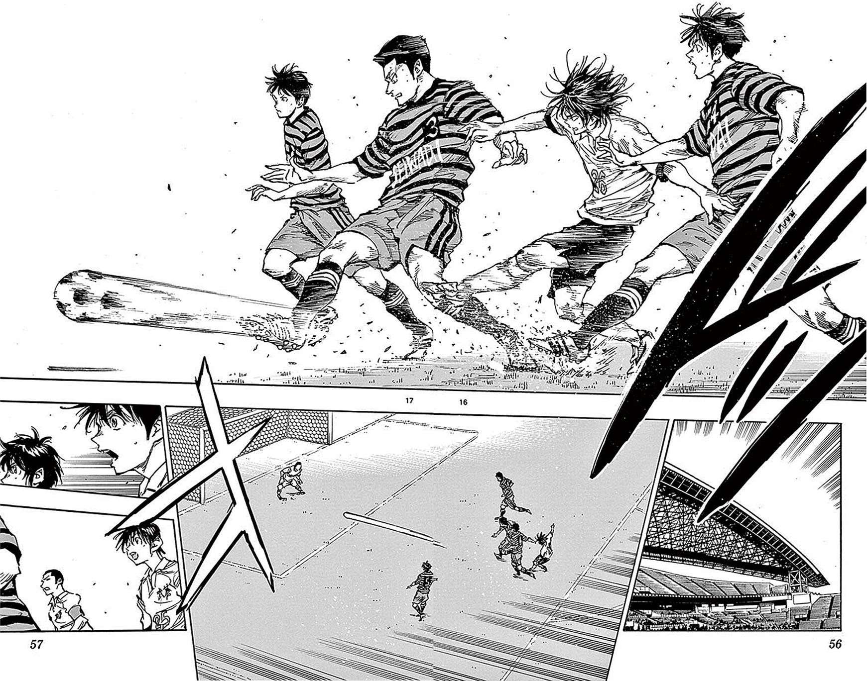 BE BLUES ~Ao ni nare~ Chapter 260 page 15 - Chapter 260: Beat him, him and him!