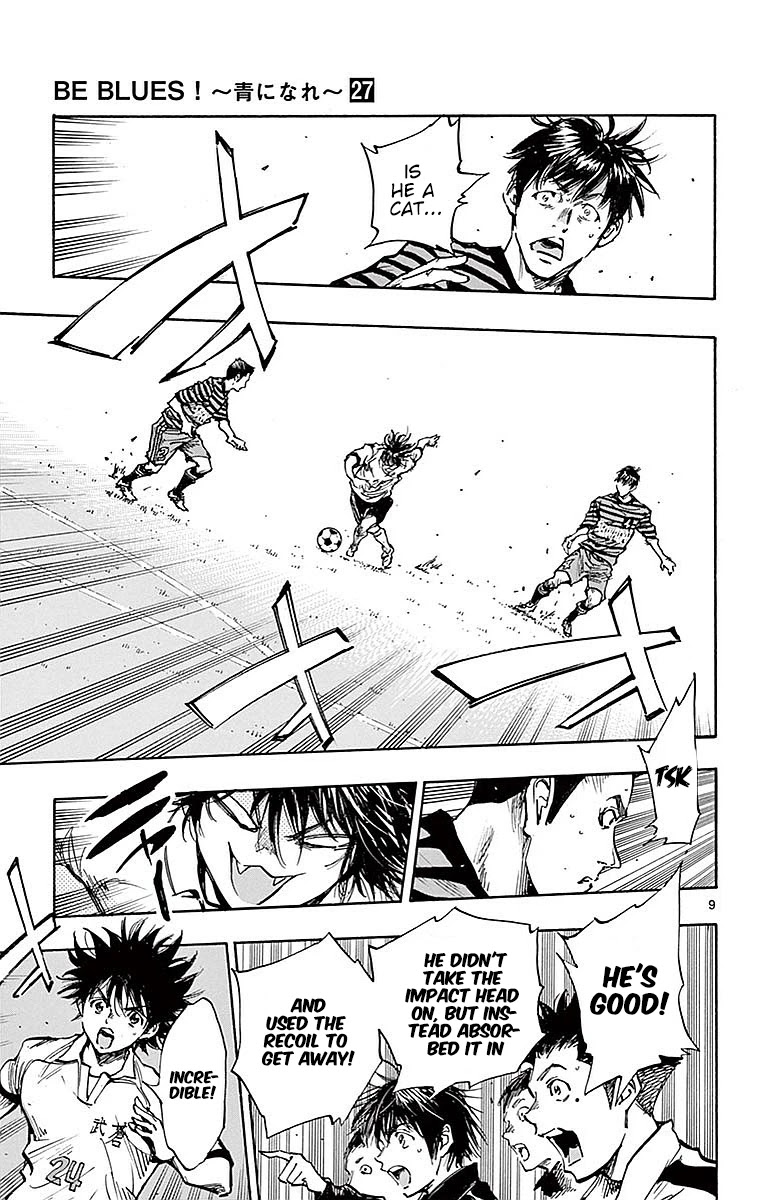 BE BLUES ~Ao ni nare~ Chapter 260 page 8 - Chapter 260: Beat him, him and him!
