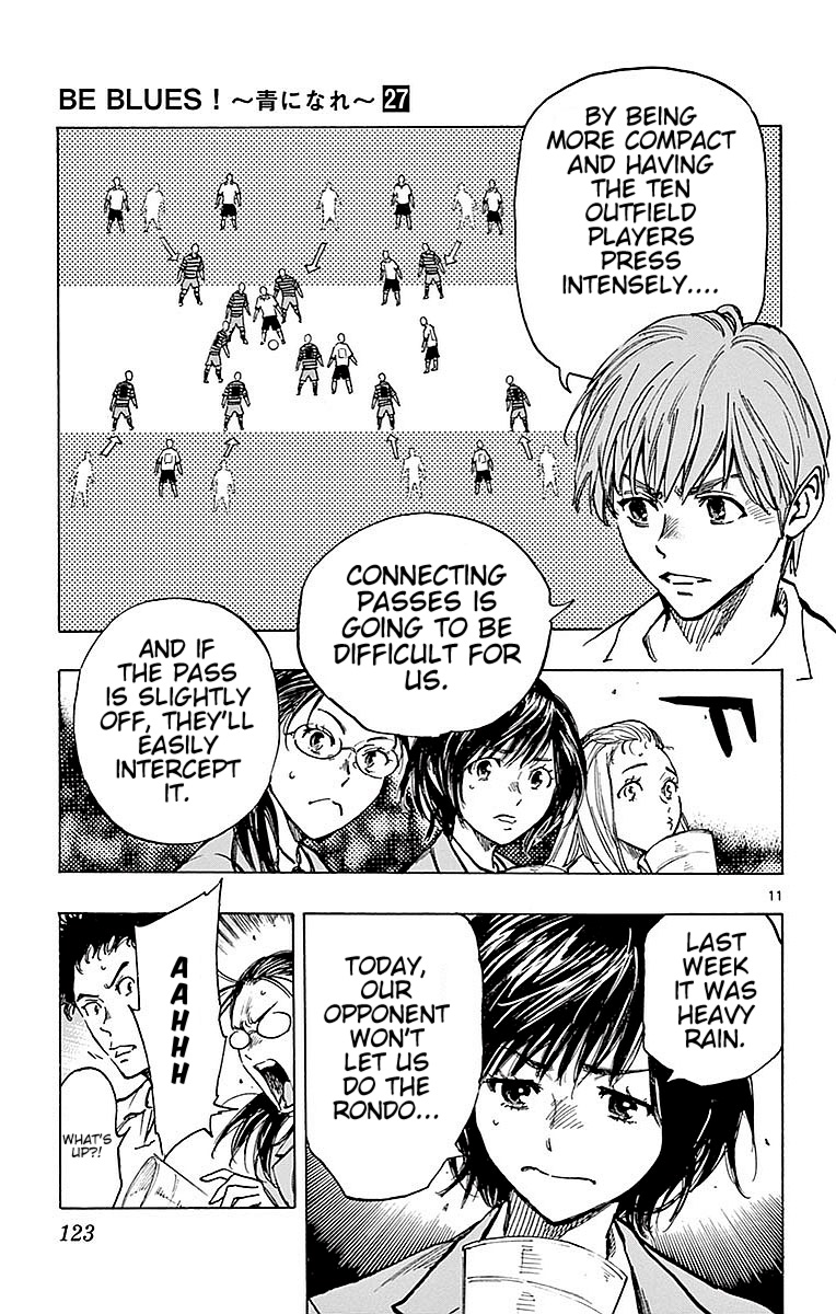 BE BLUES ~Ao ni nare~ Chapter 264 page 11 - Chapter 264: Seize the Initiative!