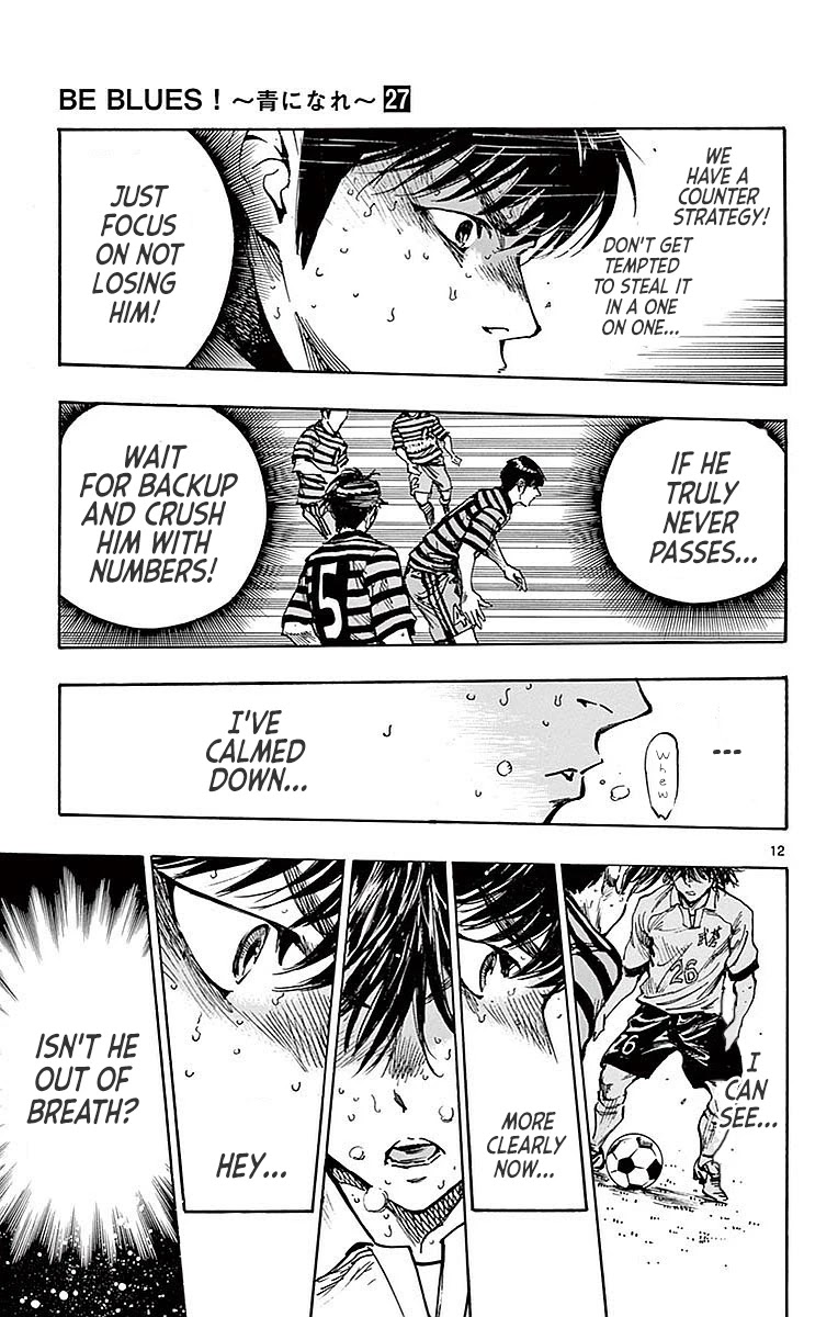 BE BLUES ~Ao ni nare~ Chapter 267 page 14 - Chapter 267: Break him Mentally!
