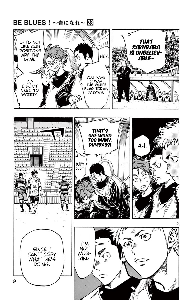 BE BLUES ~Ao ni nare~ Chapter 268 page 10 - Chapter 268: The Small Fry's Replacement is...
