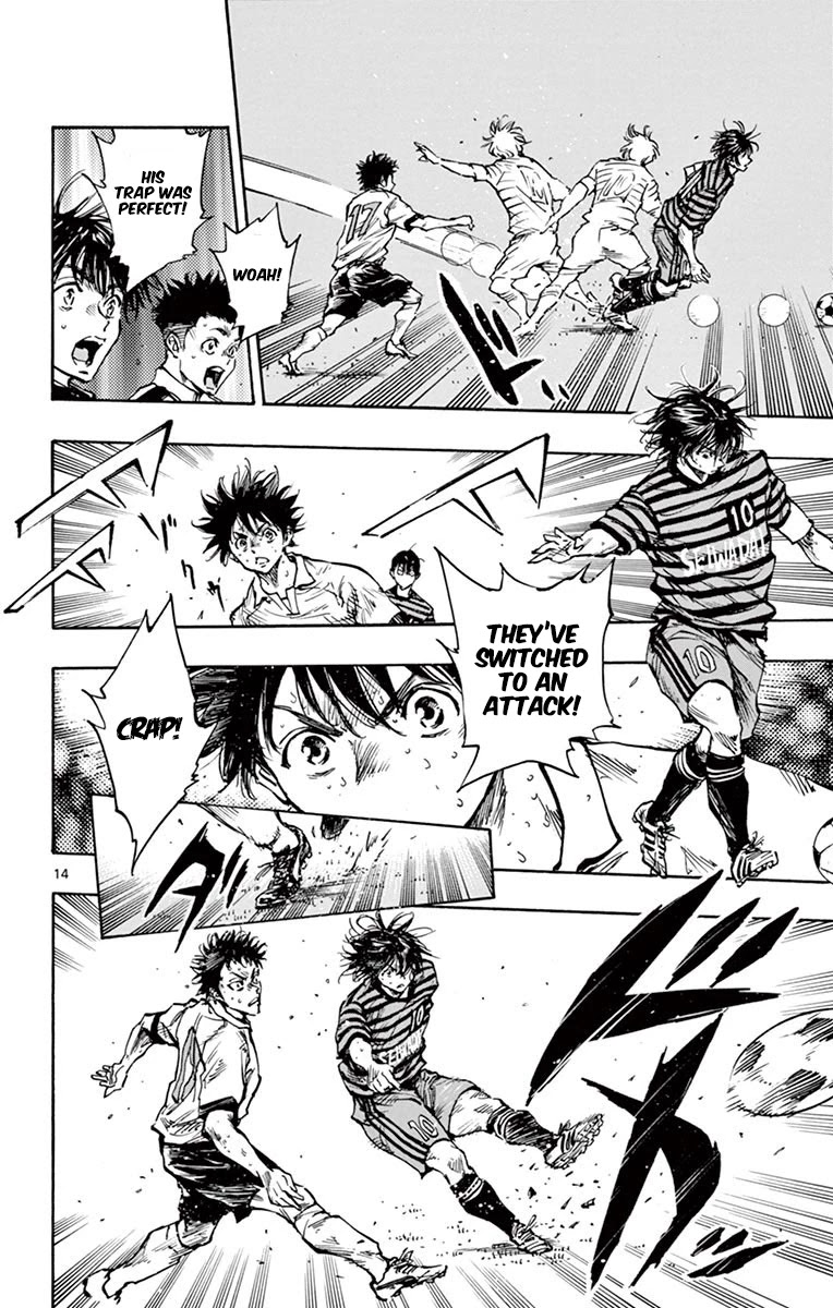 BE BLUES ~Ao ni nare~ Chapter 269 page 13 - Chapter 269: The Switch to Attack!