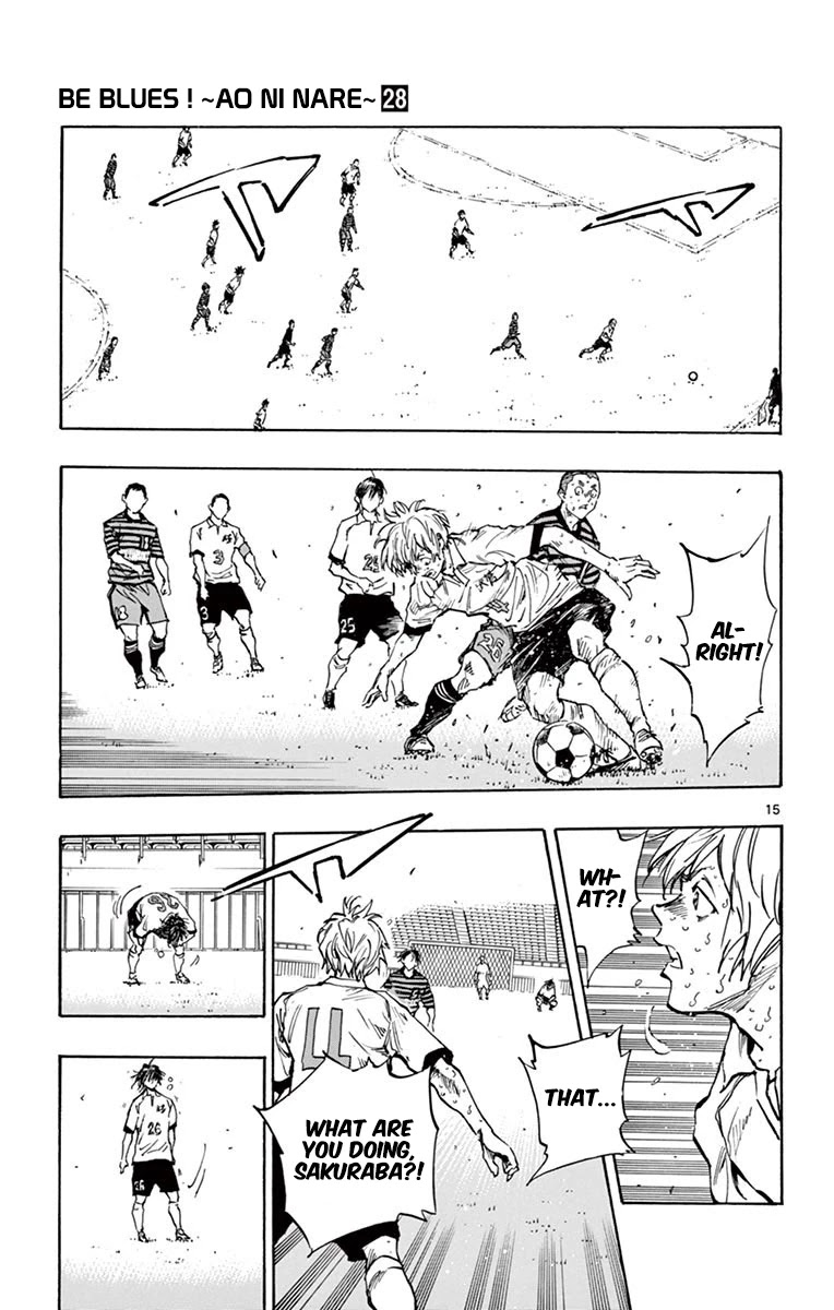 BE BLUES ~Ao ni nare~ Chapter 275 page 13 - Chapter 275: A Deep Breath of Determination