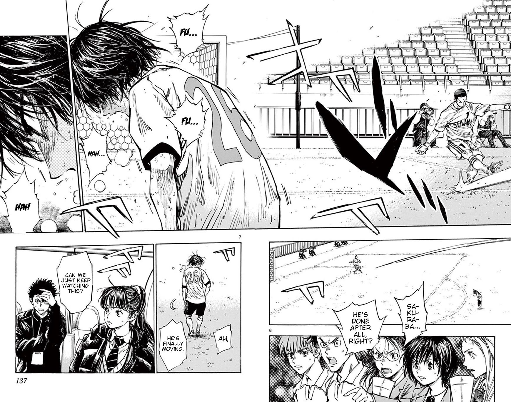 BE BLUES ~Ao ni nare~ Chapter 275 page 6 - Chapter 275: A Deep Breath of Determination