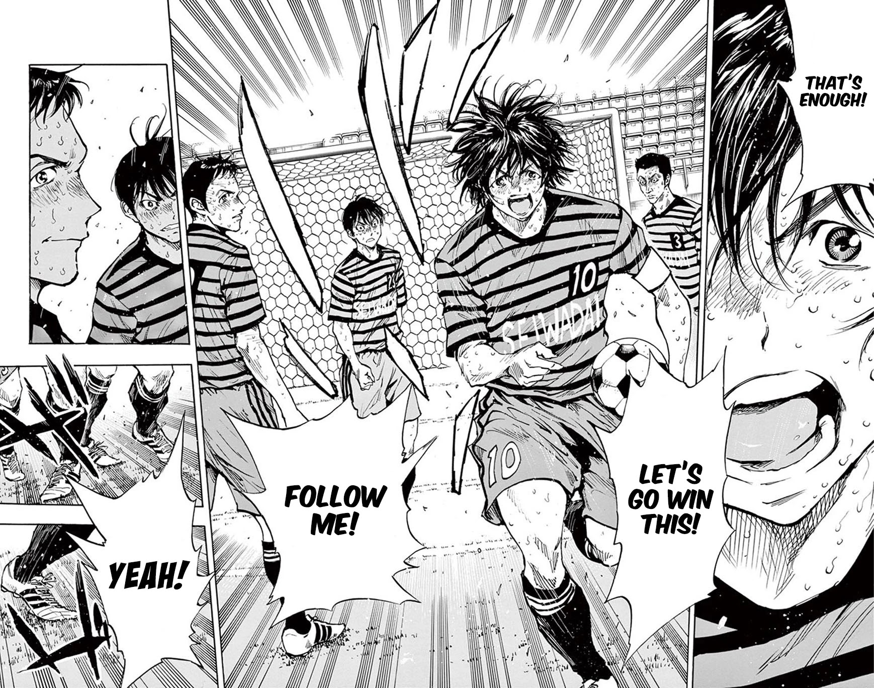 BE BLUES ~Ao ni nare~ Chapter 284 page 13 - Chapter 284: Let's Go Win this!