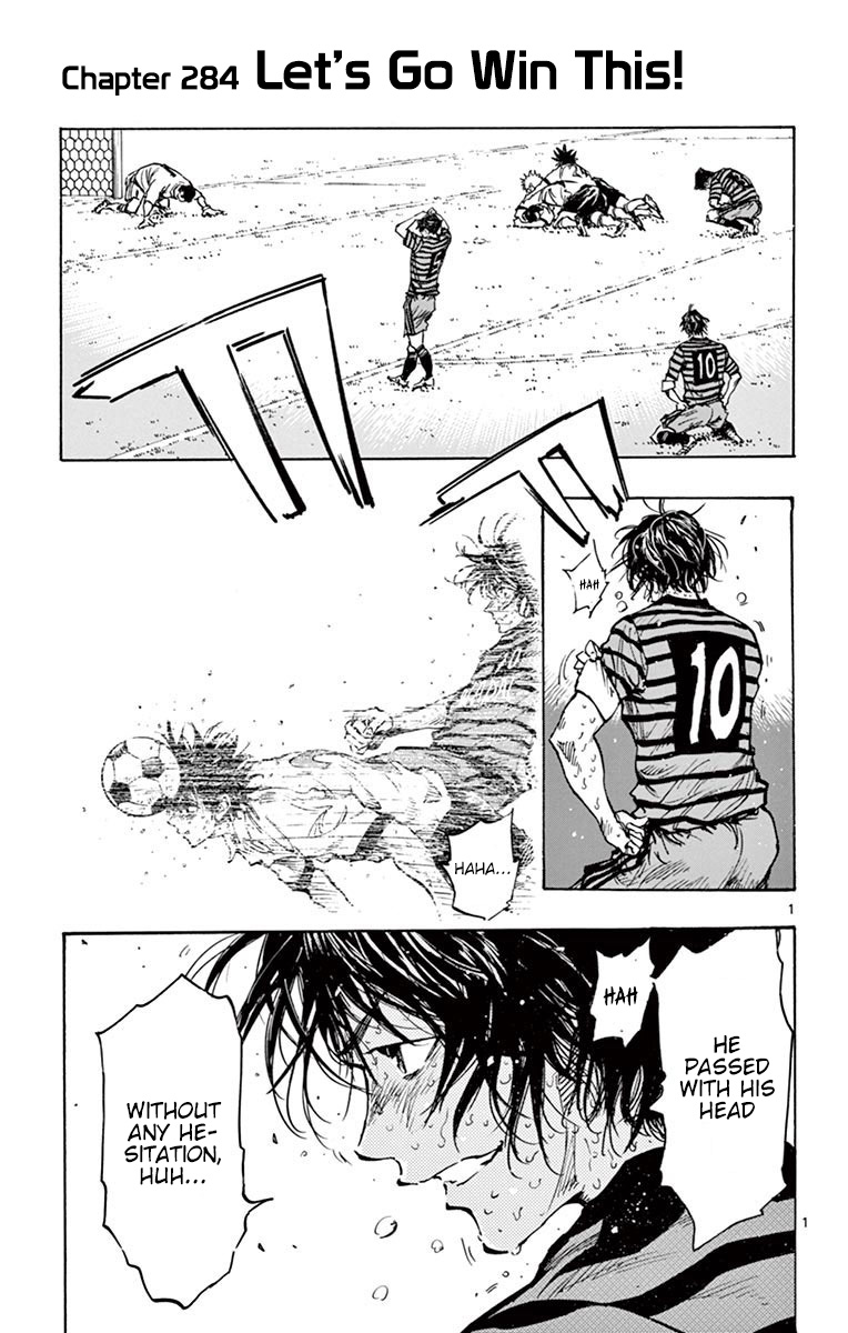 BE BLUES ~Ao ni nare~ Chapter 284 page 2 - Chapter 284: Let's Go Win this!
