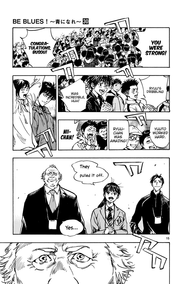 BE BLUES ~Ao ni nare~ Chapter 289 page 18 - Chapter 289: A Joyful...!