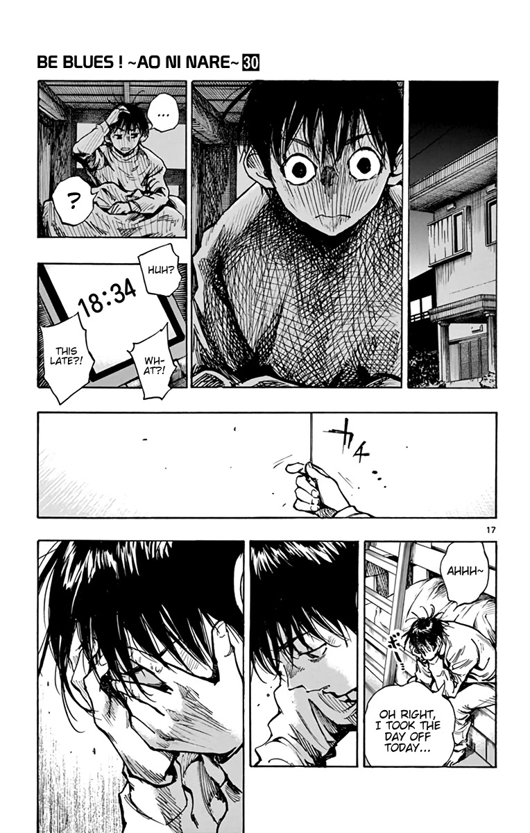 BE BLUES ~Ao ni nare~ Chapter 294 page 17 - Chapter 294: Bitter Experience