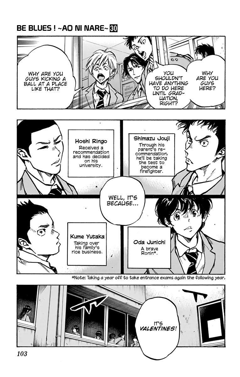 BE BLUES ~Ao ni nare~ Chapter 294 page 9 - Chapter 294: Bitter Experience