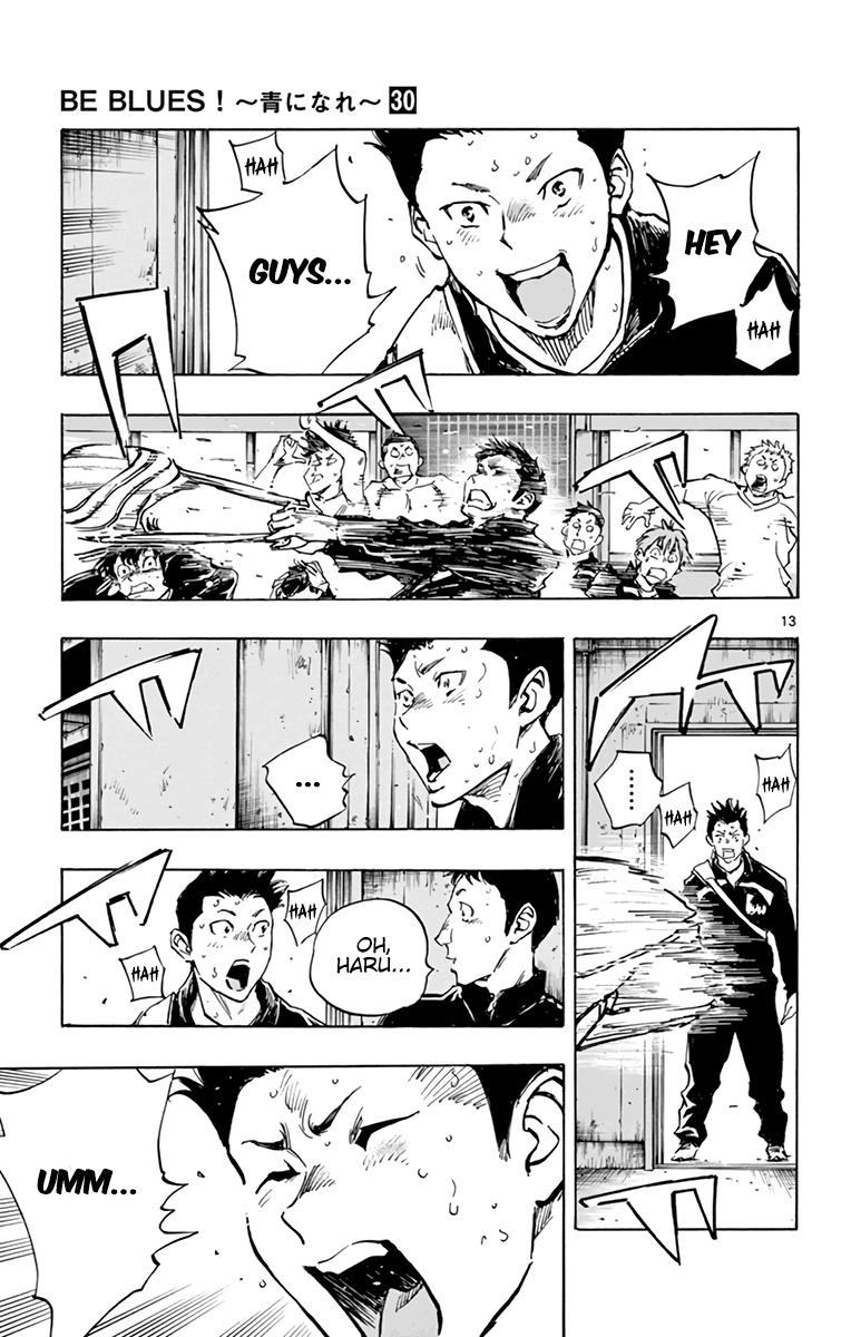 BE BLUES ~Ao ni nare~ Chapter 296 page 14 - Chapter 296: Last Day in the Clubroom