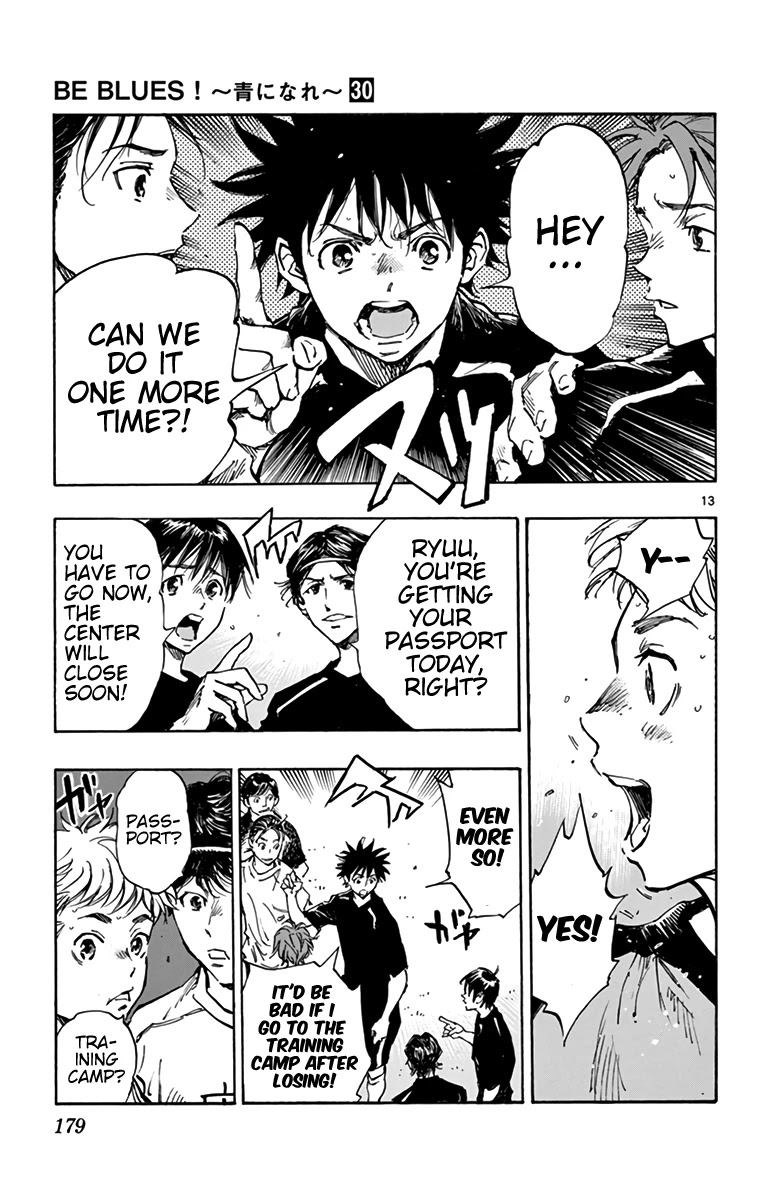 BE BLUES ~Ao ni nare~ Chapter 298 page 11 - Chapter 298: Ryuu vs Tetsuya