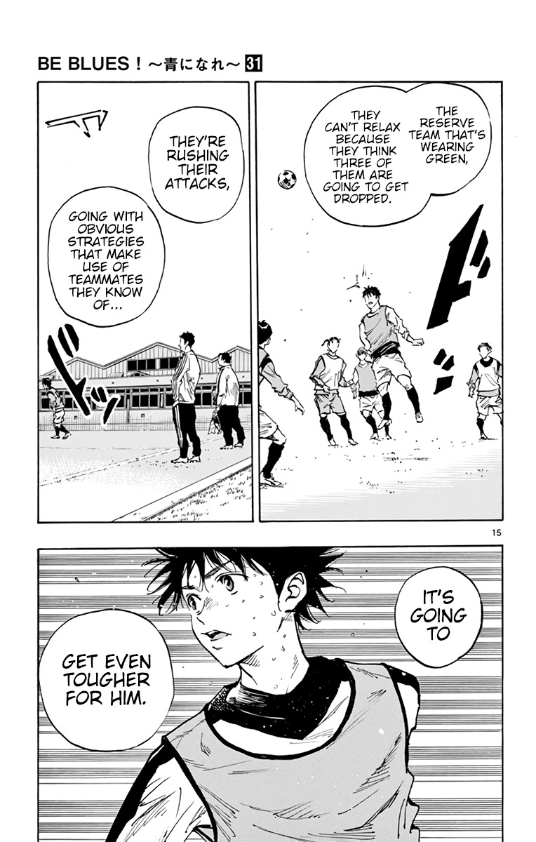 BE BLUES ~Ao ni nare~ Chapter 304 page 16 - Chapter 304: The Evaluation of the Strong