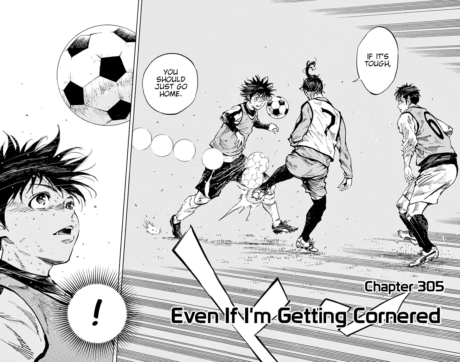 BE BLUES ~Ao ni nare~ Chapter 305 page 1 - Chapter 305: Even if I'm Cornered