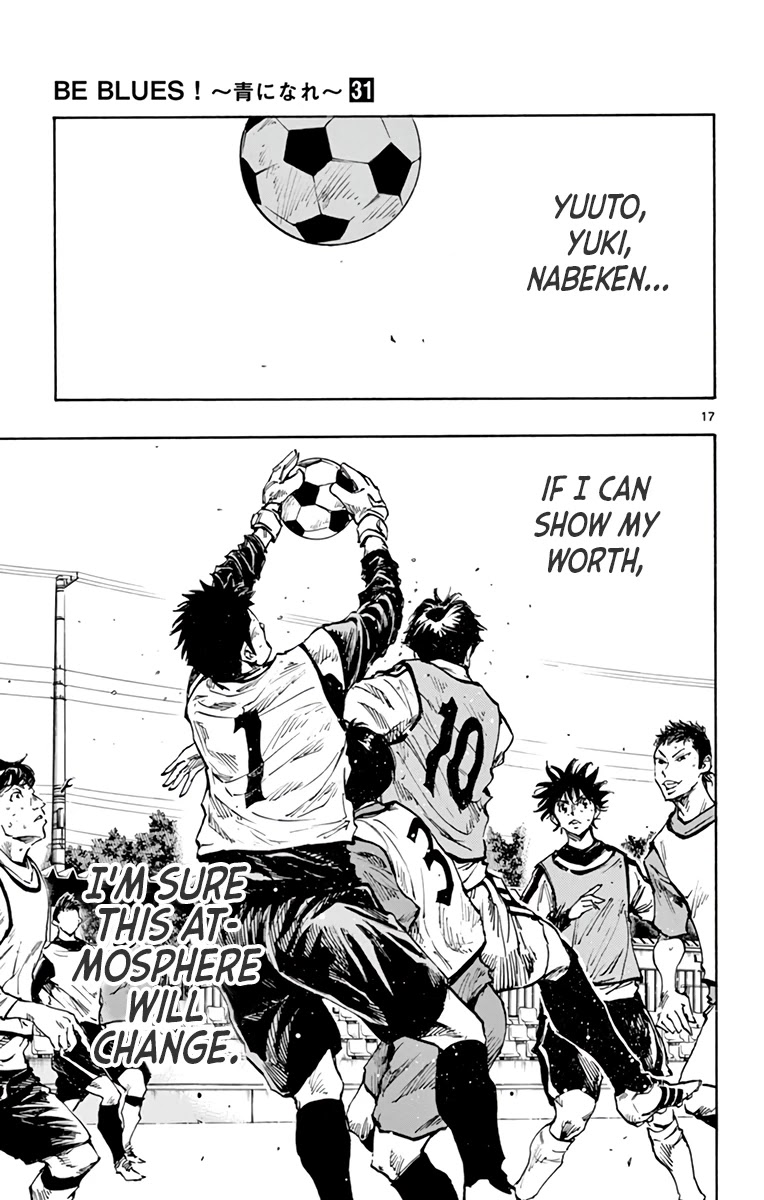 BE BLUES ~Ao ni nare~ Chapter 305 page 16 - Chapter 305: Even if I'm Cornered