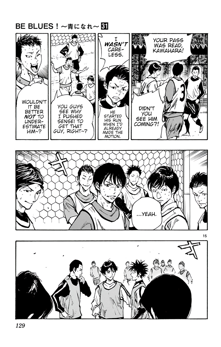 BE BLUES ~Ao ni nare~ Chapter 306 page 14 - Chapter 306: Time to Show My Worth!