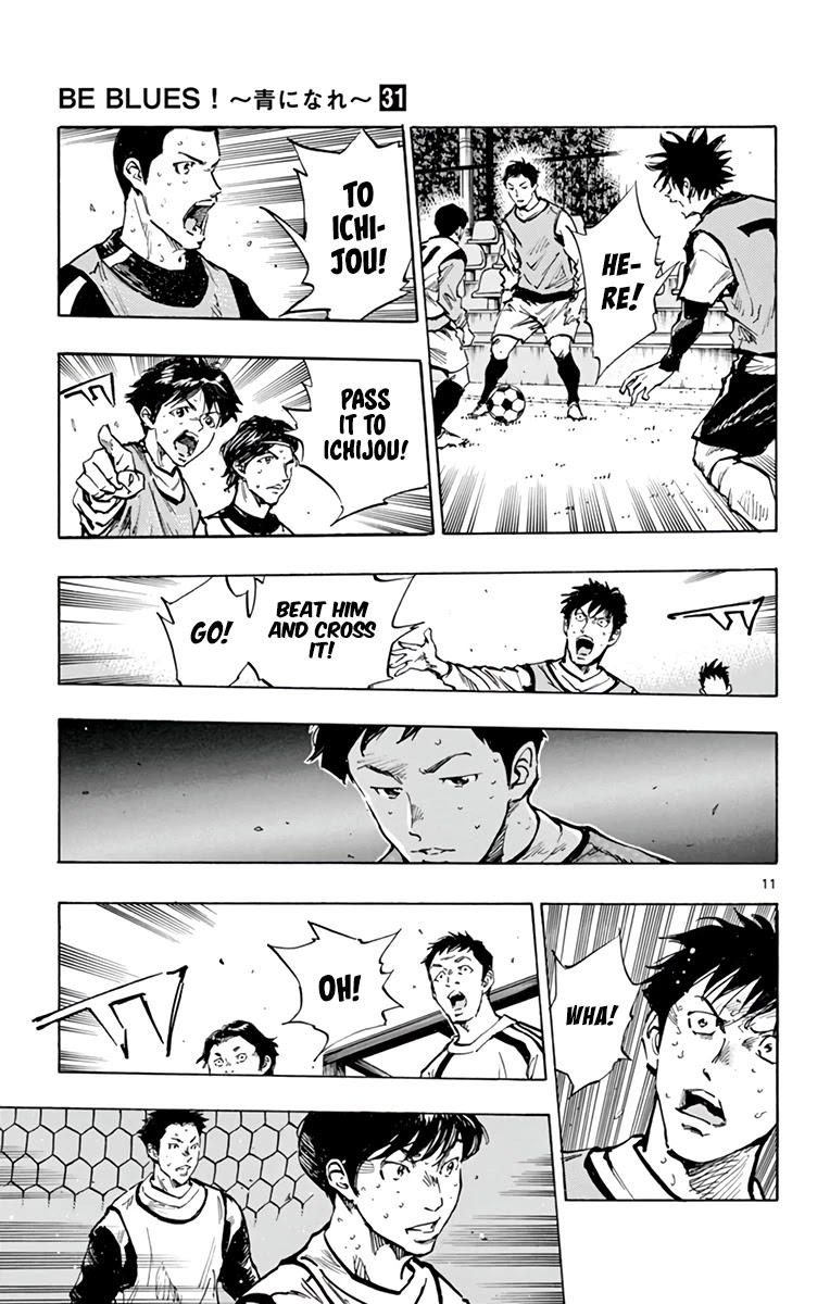 BE BLUES ~Ao ni nare~ Chapter 307 page 10 - Chapter 307: Improvisational Ability!