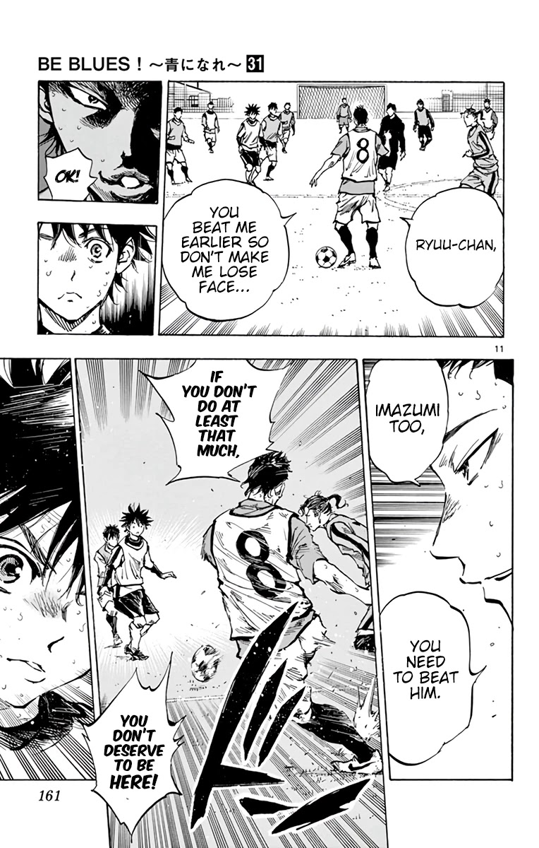 BE BLUES ~Ao ni nare~ Chapter 308 page 11 - Chapter 308: Ryuu to the Main Team!