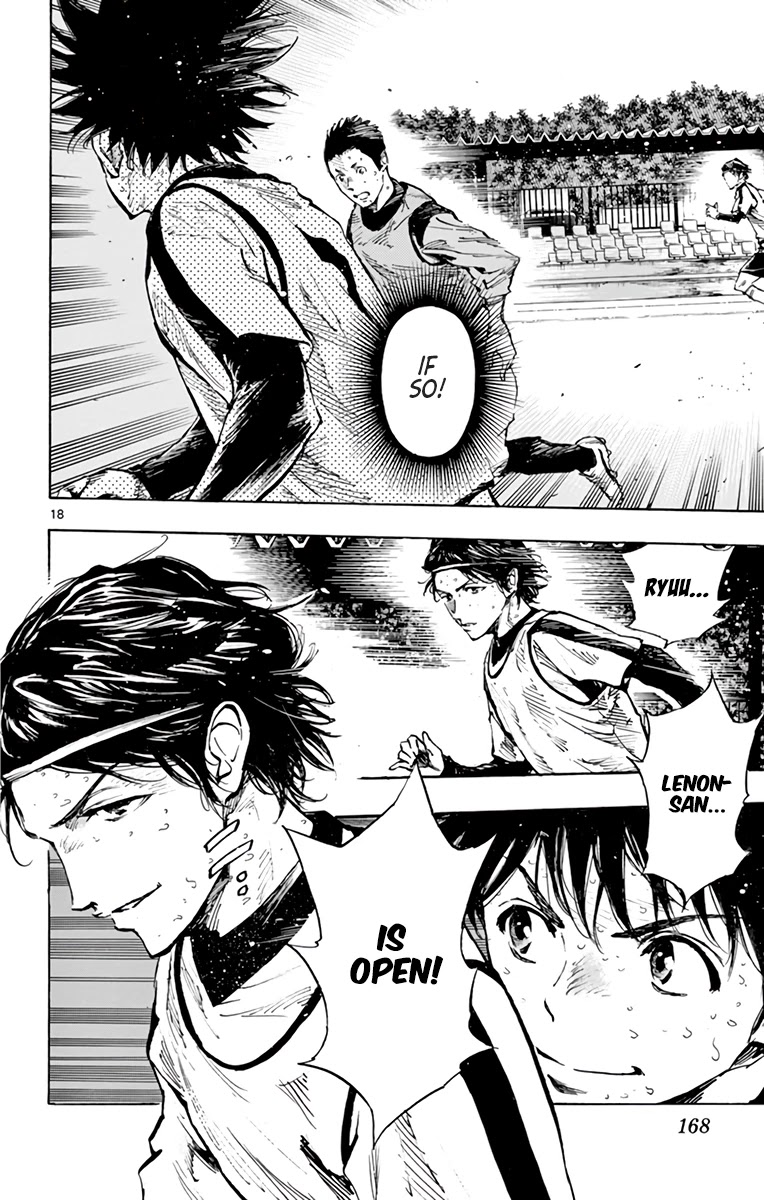 BE BLUES ~Ao ni nare~ Chapter 308 page 18 - Chapter 308: Ryuu to the Main Team!