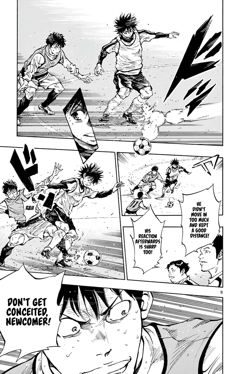BE BLUES ~Ao ni nare~ Chapter 308 page 9 - Chapter 308: Ryuu to the Main Team!