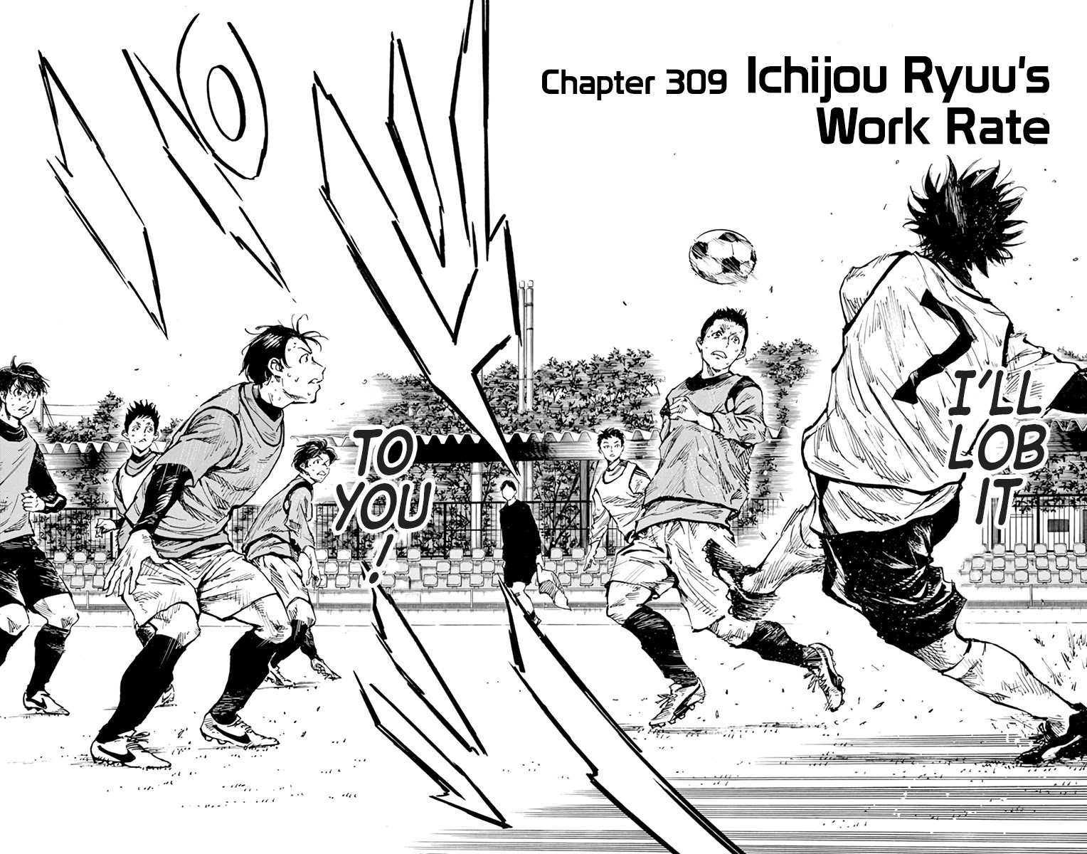 BE BLUES ~Ao ni nare~ Chapter 309 page 2 - Chapter 309: Ichijou Ryuu's Work Rate!