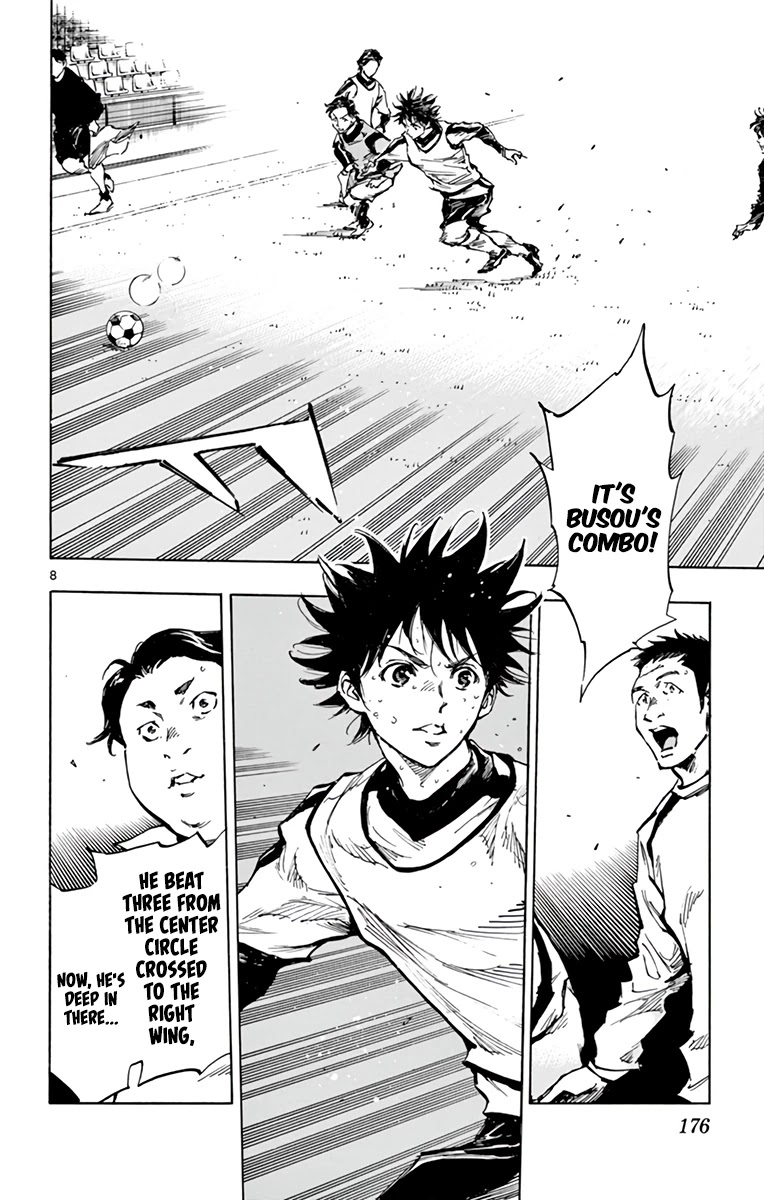 BE BLUES ~Ao ni nare~ Chapter 309 page 7 - Chapter 309: Ichijou Ryuu's Work Rate!
