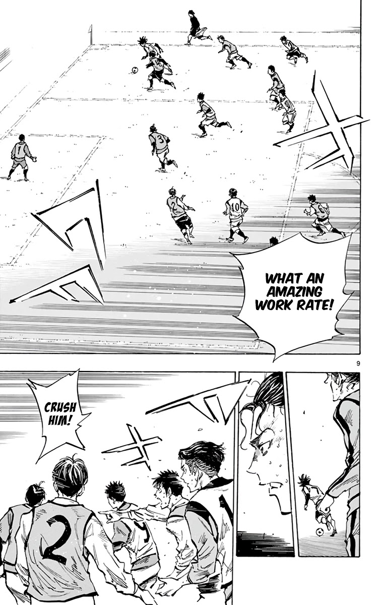 BE BLUES ~Ao ni nare~ Chapter 309 page 8 - Chapter 309: Ichijou Ryuu's Work Rate!