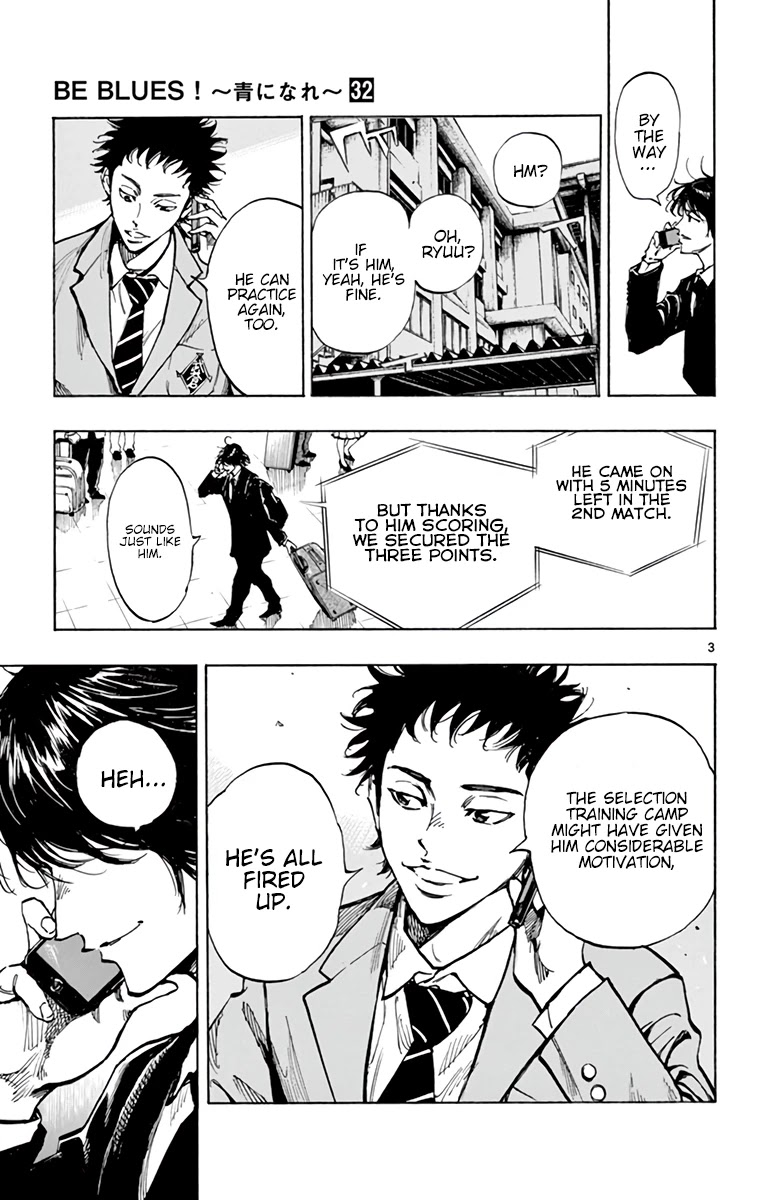 BE BLUES ~Ao ni nare~ Chapter 315 page 4 - Chapter 315: The Team's Task