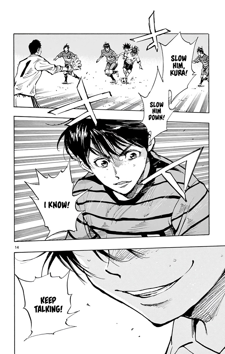 BE BLUES ~Ao ni nare~ Chapter 324 page 14 - Chapter 324: Sharp!