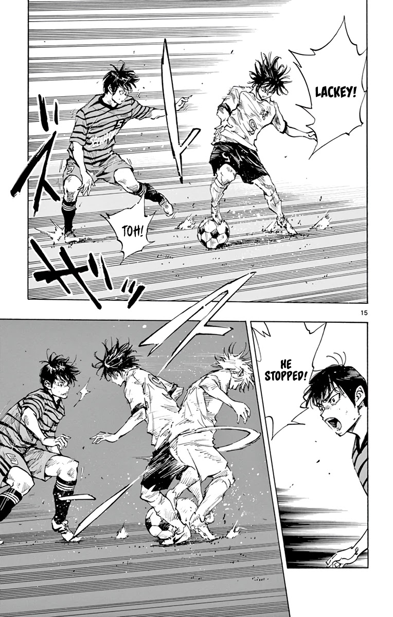 BE BLUES ~Ao ni nare~ Chapter 324 page 15 - Chapter 324: Sharp!