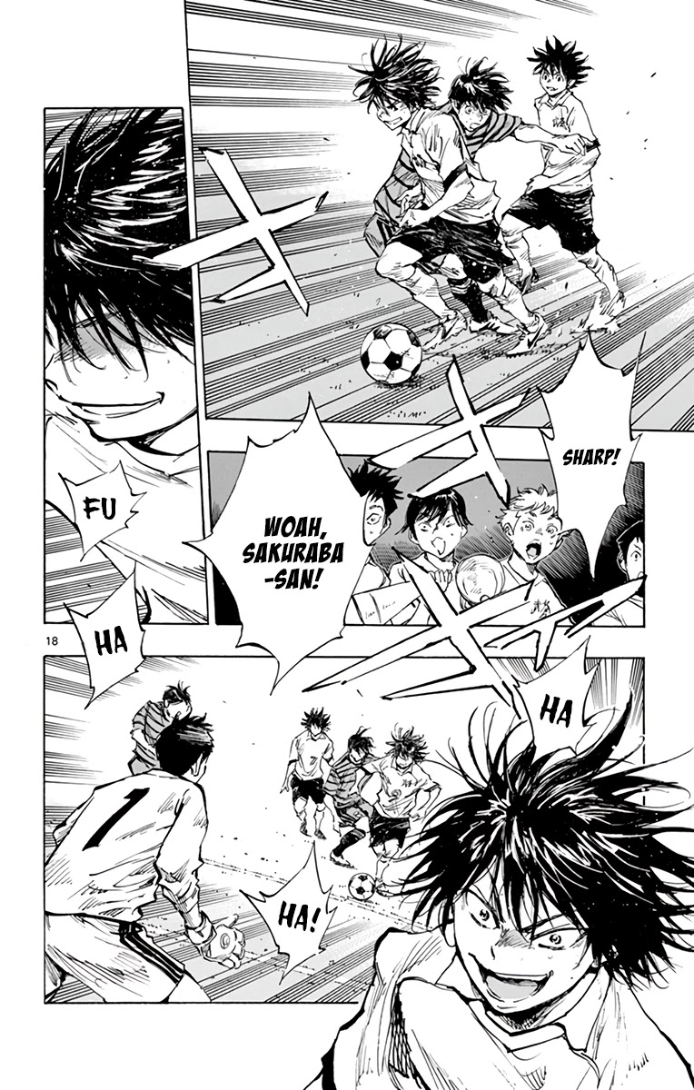 BE BLUES ~Ao ni nare~ Chapter 324 page 17 - Chapter 324: Sharp!