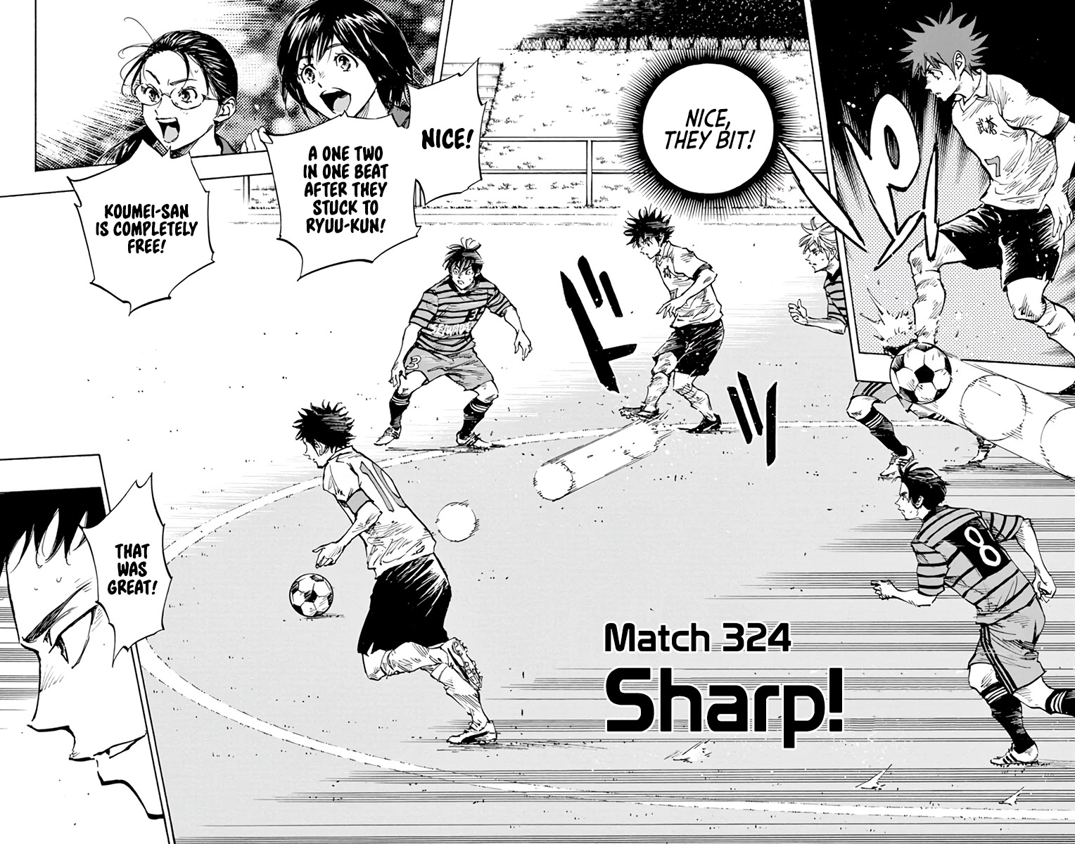 BE BLUES ~Ao ni nare~ Chapter 324 page 3 - Chapter 324: Sharp!
