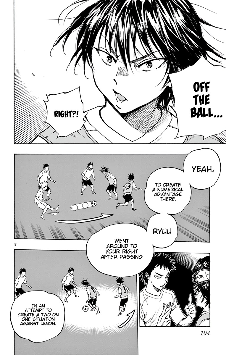BE BLUES ~Ao ni nare~ Chapter 335 page 9 - Chapter 335: Three Touch Creative Ability