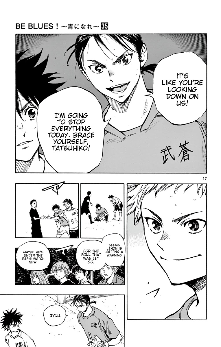 BE BLUES ~Ao ni nare~ Chapter 341 page 17 - Chapter 341: Perceived Threat