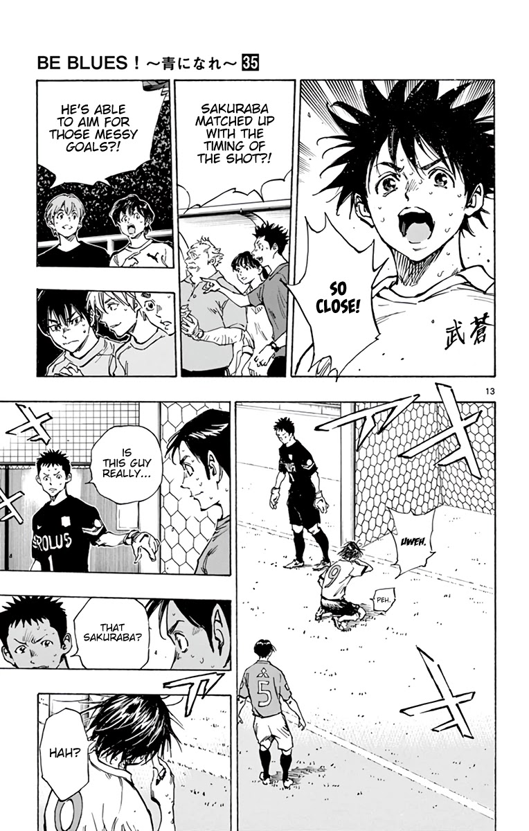 BE BLUES ~Ao ni nare~ Chapter 344 page 12 - Chapter 344: Nice Trap!