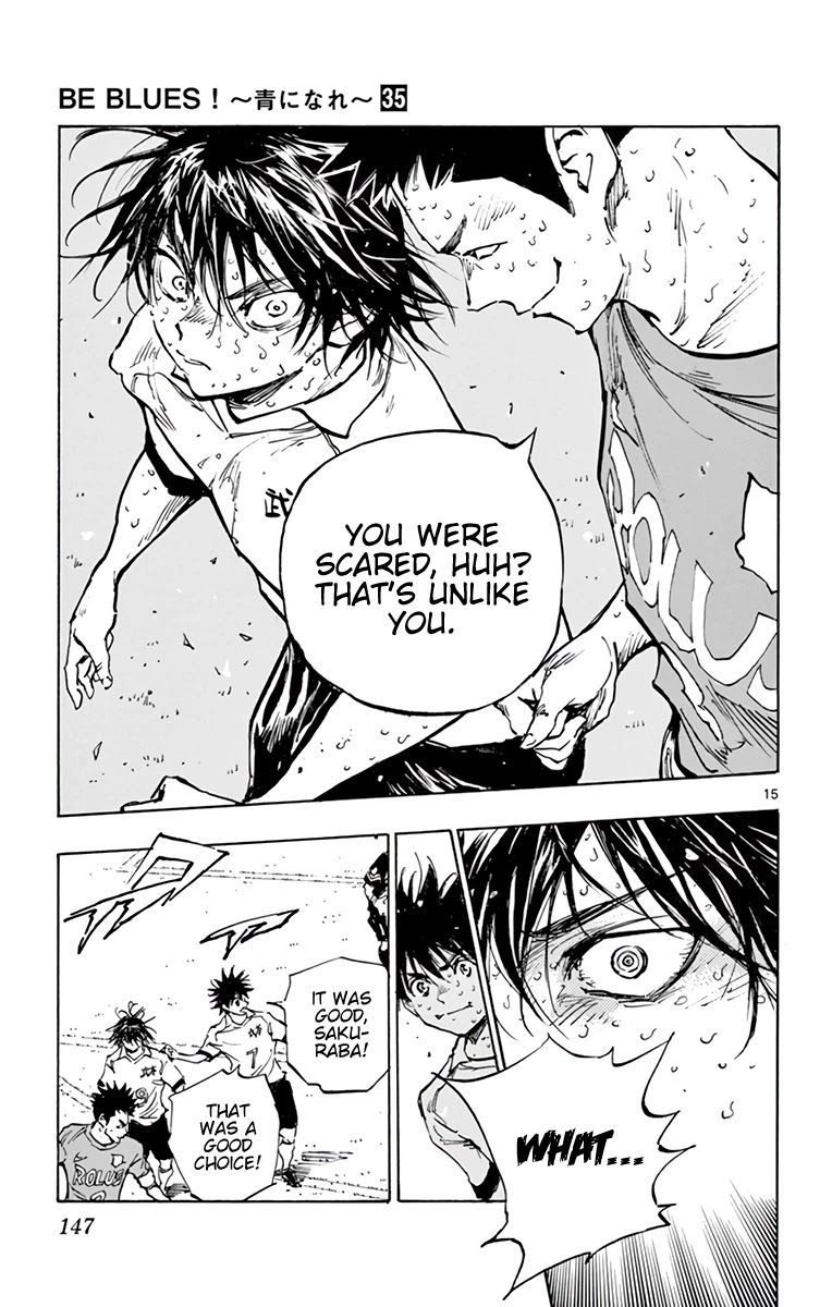 BE BLUES ~Ao ni nare~ Chapter 347 page 15 - Chapter 347: Which?!