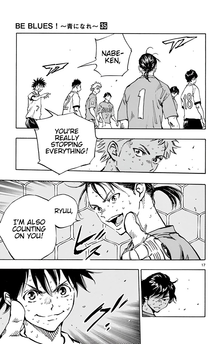 BE BLUES ~Ao ni nare~ Chapter 348 page 16 - Chapter 348: Tatsuhiko's Ability