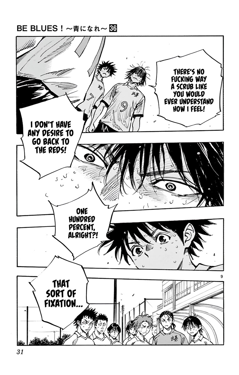 BE BLUES ~Ao ni nare~ Chapter 351 page 10 - Chapter 351: Drawing the Line