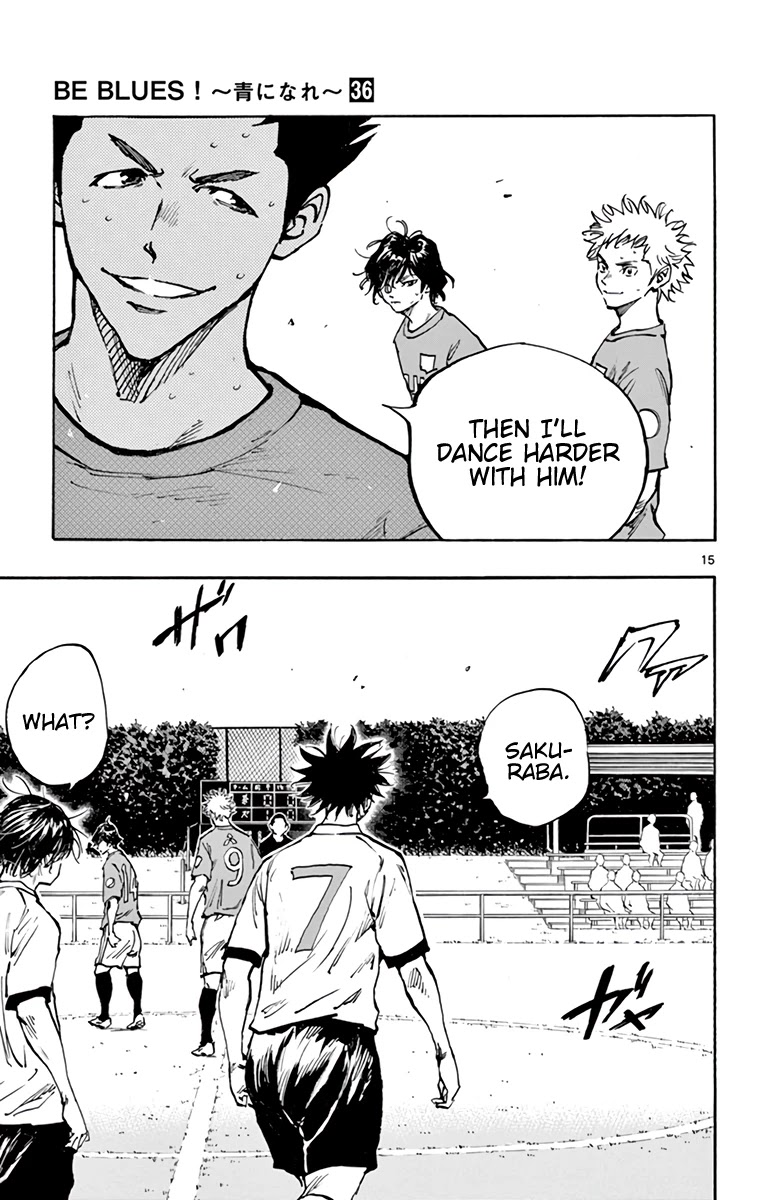 BE BLUES ~Ao ni nare~ Chapter 351 page 15 - Chapter 351: Drawing the Line