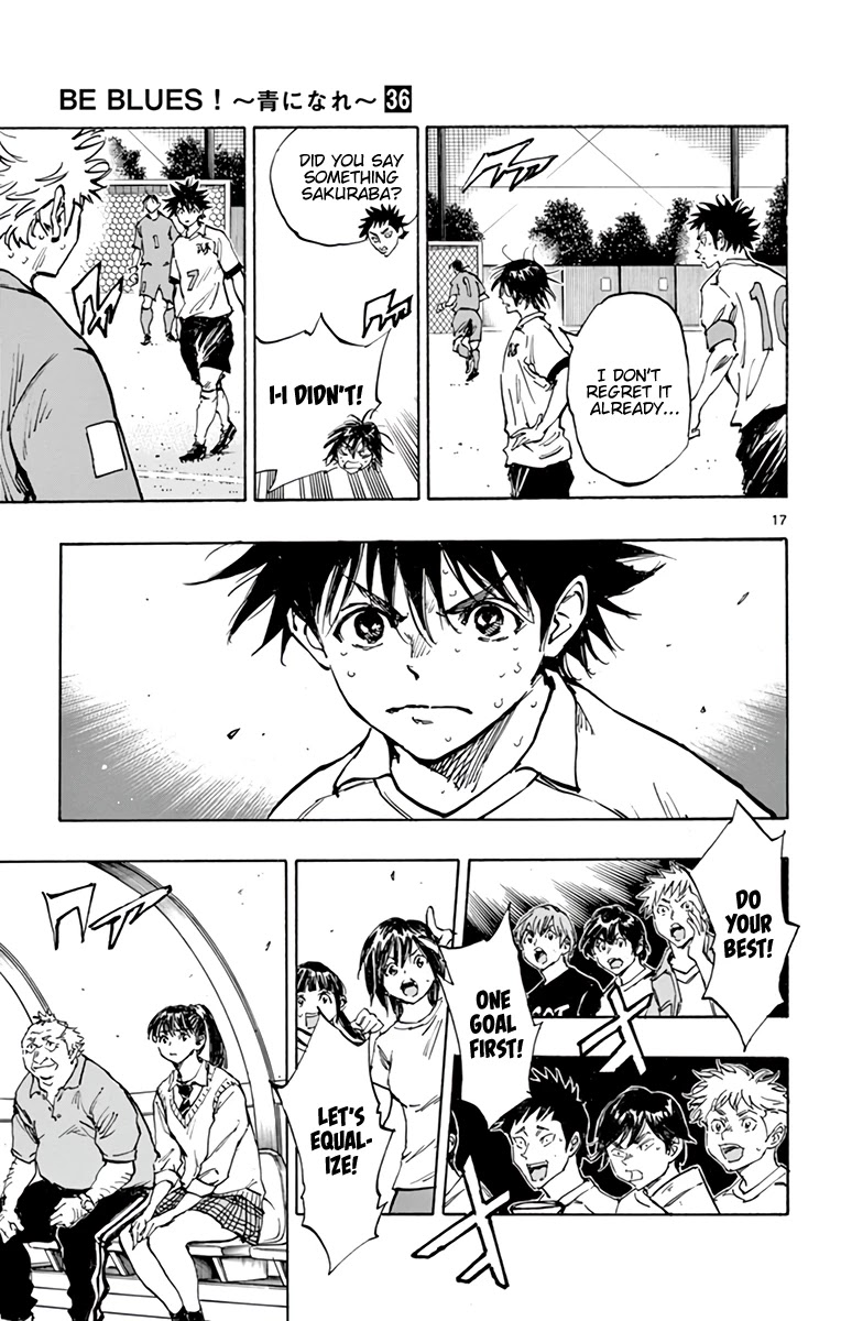 BE BLUES ~Ao ni nare~ Chapter 351 page 17 - Chapter 351: Drawing the Line