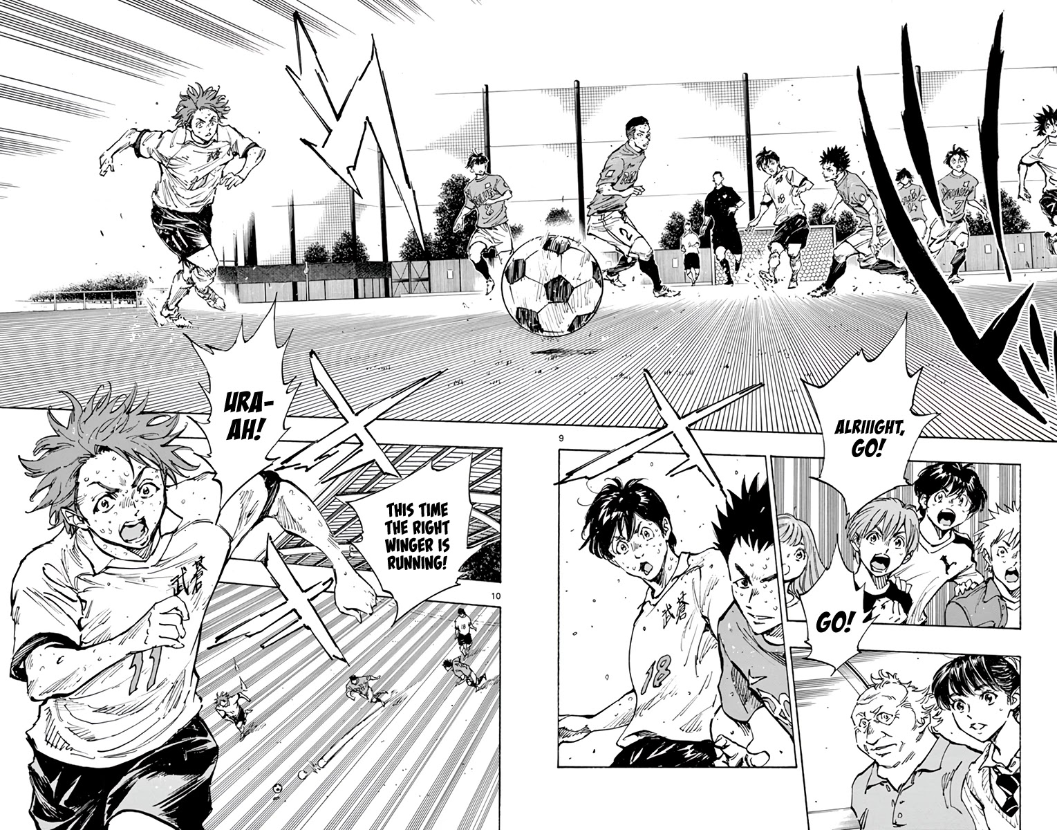 BE BLUES ~Ao ni nare~ Chapter 355 page 10 - Chapter 355: A Hair's Breadth!
