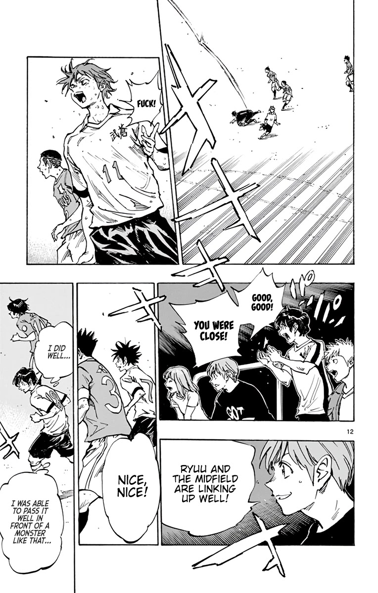 BE BLUES ~Ao ni nare~ Chapter 355 page 12 - Chapter 355: A Hair's Breadth!