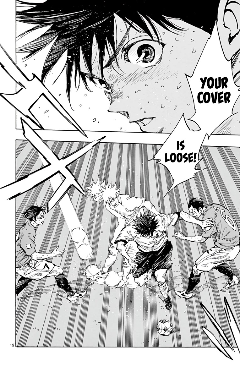 BE BLUES ~Ao ni nare~ Chapter 355 page 19 - Chapter 355: A Hair's Breadth!